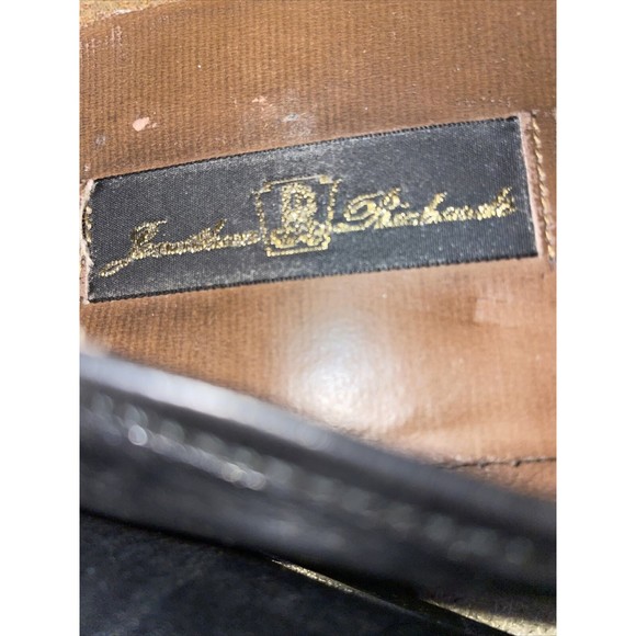 Jonathan Richards Dress Shoes Men’s Size 9.5 Medium Black Leather Slip On Formal - Picture 2 of 12